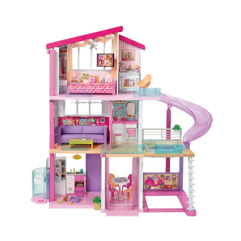 <span class=keywords><strong>Mainan</strong></span> Gedung Rumah Impian Bayi, Boneka Pondok DIY untuk Ruang Impian