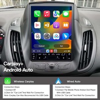 Radio para Auto STWEI con Android 14 para Ford Kuga C-max Escape 2013-2018, Pantalla Tesla, Reproductor de Navegación, CarPlay, Multimedia, BT, Auto 2Din, 4G