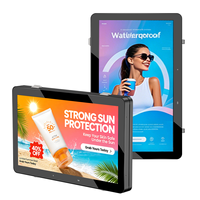 Écran publicitaire extérieur IP65 de 55/65 pouces, affichage numérique étanche à haute luminosité LCD pour les magasins, les centres commerciaux et les utilisations commerciales