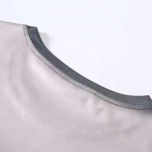 Camiseta de punto con cuello redondo de poliéster 100% para hombre, estampado teñido, suelta, corta de alta calidad - Product Image 6