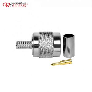 Conector de tipo crimpado macho TNC recto de enchufe RF para cable de baja pérdida RG58 Lmr195 - Product Image 2