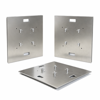 Placa Base Cuadrada de Aleación de Aluminio 6081-T6 con Certificación TUV para Soporte de Escenario y Base de Plataforma