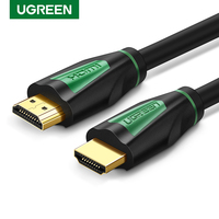 Câble UGREEN 4K HD-MI 2.0 haute vitesse, cordon HD-MI TMDS, prend en charge la transmission audio-vidéo 4K 60Hz, mâle-mâle, câble pour ordinateur