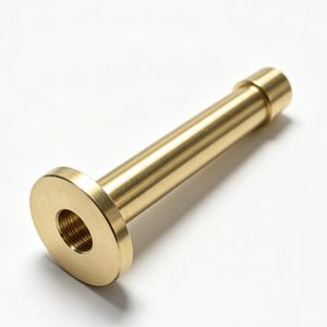 แกนนำทางหน้าแปลน CNC ทำจากทองเหลืองหรือโลหะผสมทองแดง ใช้ในอุปกรณ์จับยึดเครื่องมือและอุปกรณ์อัตโนมัติ ผลิตตามสั่งจากโรงงาน - Product Image 6