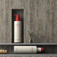 Flacon de lotion en plastique PE de 200 ml avec pompe pour emballage cosmétique, sérigraphié, pour soins de la peau, pour diffuseur, OEM