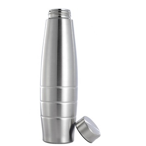 Bottiglie d'acqua con Logo personalizzato 650ml 1000ml acciaio inossidabile Unisex bere diretto con rivestimento Anti-corrosione per tour - Product Image 4
