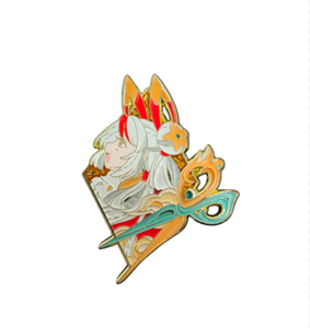 Épinglette de revers en métal personnalisée, complexe, mignonne, de style <span class=keywords><strong>japonais</strong></span>, en émail dur, avec chaîne, pour chapeau, thème anime <span class=keywords><strong>japonais</strong></span> - Product Image 4