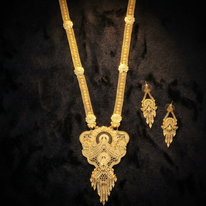 Wholesale 14K 18K 24K Gold Plated Long Necklaces, <b>Bridal</b> Long Jewelry Set, Traditional Design Jewelry Set, Fashion Necklaces Set - Product Image 3