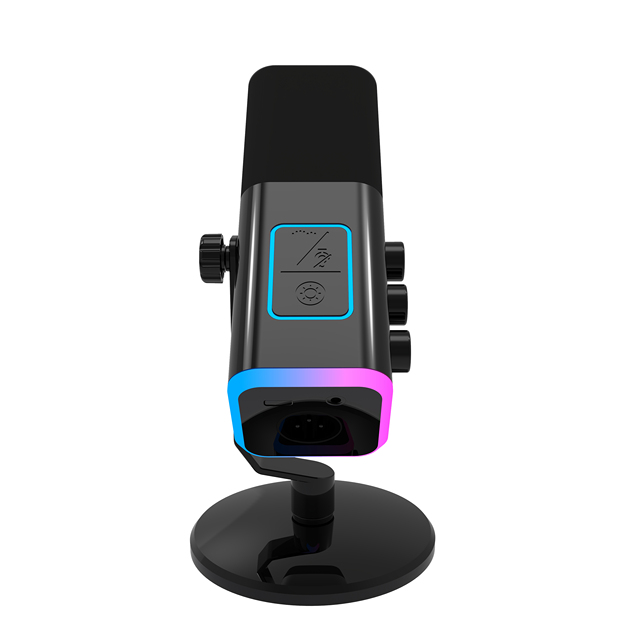 Gaming Microphone with Game Chat Balance,Noise Cancelling, Cardioid Condenser Mic for Streaming/Podcast/Recording with RGB