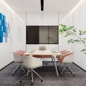 <span class=keywords><strong>Mesa</strong></span> de conferencia de <span class=keywords><strong>pie</strong></span> de acero de estilo industrial ligero <span class=keywords><strong>con</strong></span> <span class=keywords><strong>pie</strong></span> <span class=keywords><strong>central</strong></span> para <span class=keywords><strong>mesa</strong></span> de reuniones de negocios de varias personas - Product Image 5