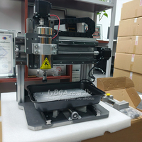 Peralatan Pemotong dan Pengukir Rel Persegi 3020, Mesin Pengukir Logam PCB 2030 3/4/5 Axis untuk Aluminium, Kayu, dan Perlengkapan Kerja