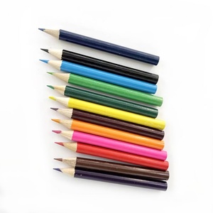 Juego de Lápices de Colores de Madera Natural de 3.5 Pulgadas y 12 Colores para Niños, Precio de Fábrica, Logotipo Personalizado - Product Image 6