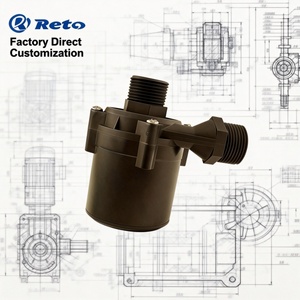 Compacte borstelloze DC-waterpomp 12V aanpasbaar hoge efficiëntie voor kasirrigatie - Product Image 2