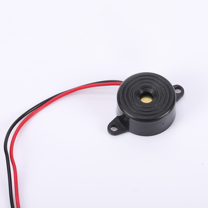 23*12MM DC 3-24v Alarm peringatan desibel tinggi Piezo miniatur aktif bel bel suara terus menerus sirene bel dengan kawat