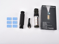 Driehoekige LED-campinglantaarn Draagbare muggenwerende sfeerverlichting Oplaadbare magnetische buitenlamp Type-C opladen