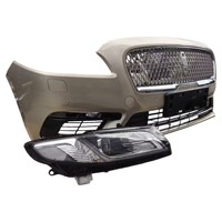 Pare-chocs avant d'occasion de haute qualité pour Lincoln Continental avec fixation par vis et emplacements pour capteurs d'aide au stationnement - Livraison rapide