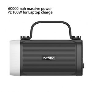 PD100W 60000Mah 100W Li-Polymer วัสดุ ABS แบตสำรองสำหรับแล็ปท็อป ช่องเสียบ USB คู่ ชาร์จเร็ว จอแสดงผล LED ความจุขนาดใหญ่ - Product Image 3