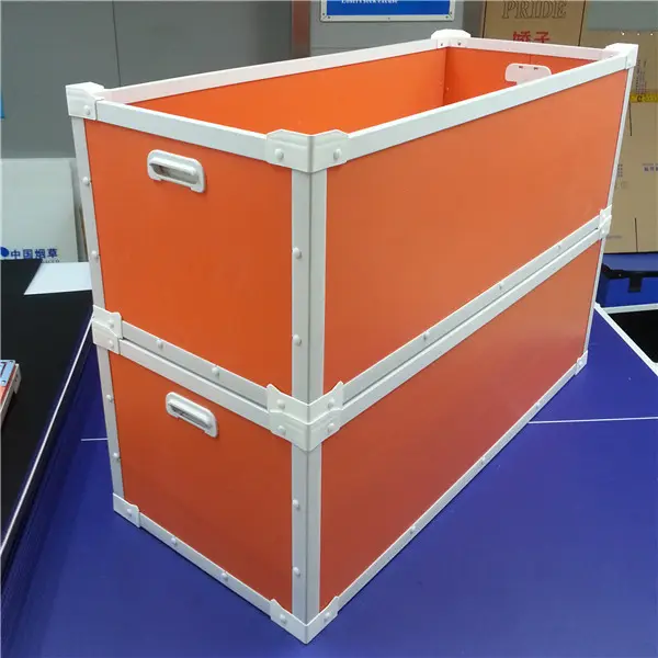 Colorful Stackable PP Plastic Corrugated Crate