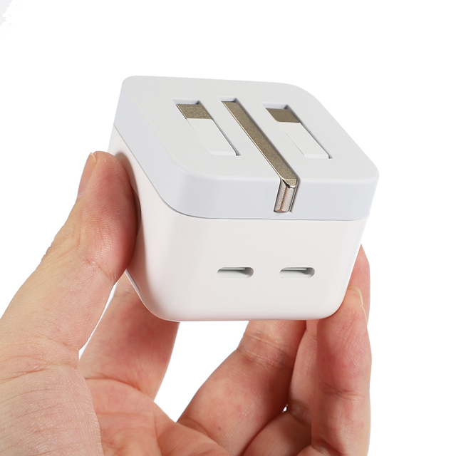 Official Original Quality EU US UK Plug 40W Dual PD USB-C Charger for iPhone 11 12 13 Pro Max Without logo