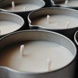 Scented Soy Wax Round Tin Handmade <b>Massage</b> Oil <b>Candle</b> with Spout for Holiday & Bars-Bulk Private Label Relaxation - Product Image 3