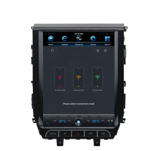 Reproductor Para Carro Android 10 De 12,1 pulgadas para Toyota Land Cruiser 2016 estilo Tesla pantalla Vertical DVD reproductor de coche navegación GPS - Product Image 2