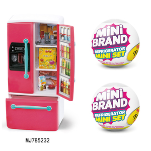 <span class=keywords><strong>Giocattolo</strong></span> Sorpresa: Mini Frigorifero Simulato in Plastica con Palline Alimentari a Effetto Fuoco Esplosivo - Blind Box - Product Image 1
