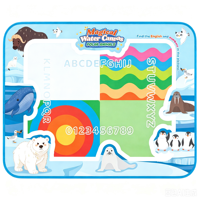 Tapis de dessin à l'eau magique réutilisable, bloc de peinture éducatif, jouet de coloriage aquatique, cadeau portable pour les tout-petits, garçons et filles