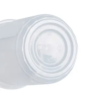 Contenedor de sopa caliente con tapa, 8oz, 12oz, 16oz, 24oz, 32oz, transparente, redondo, desechable, plástico, inyección de PP