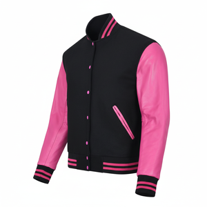 Most selling Custom Print Embroidered Varsity <b>Jacket</b> <b>Long</b> Sleeves Fashion College Sporty Varsity <b>Jacket</b> - Product Image 1