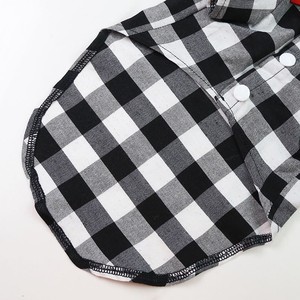 Maglietta per Animali Domestici <span class=keywords><strong>in</strong></span> Poliestere con Motivo a Quadri, Design Morbido <span class=keywords><strong>e</strong></span> Confortevole per Gatti <span class=keywords><strong>e</strong></span> Cani, Uso Quotidiano, Vendita all'Ingrosso - Product Image 2