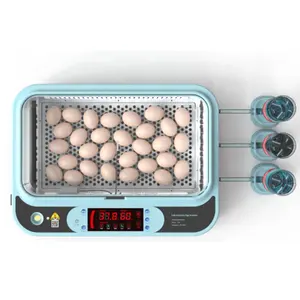 JIATAI new design farming equipment 24 eggs incubator Chicken egg automatic incubator dual power