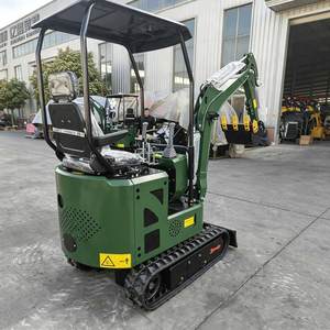 Excavadora hidráulica de orugas de 1.2 toneladas con garra, ripper, cucharón nivelador, herramienta para huertos, viñedos y servicios municipales, bajo consumo de combustible - Product Image 4