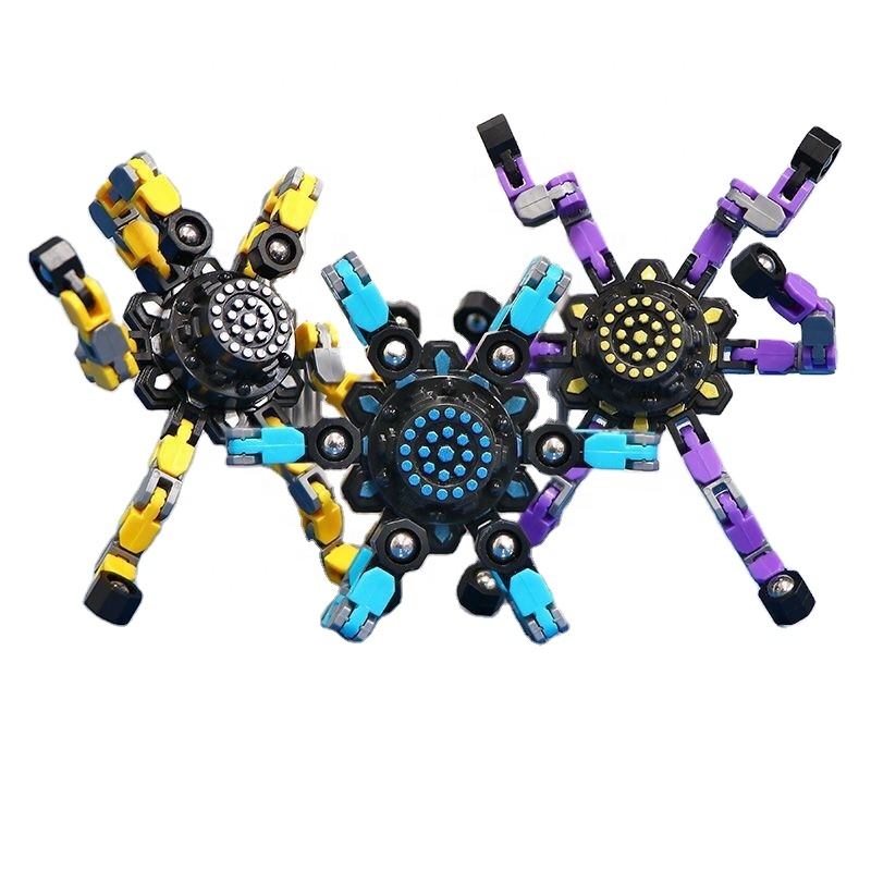 Новинка, фиджет-Спиннер «сделай сам», деформируемая игрушка для снятия стресса, Спиннер для пальцев, антистресс, механическая цепь, гироскоп, игрушка для детей