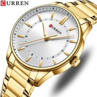 Montre CURREN 8430 pour homme, montre-bracelet de marque en gros, montre-bracelet étanche 3ATM, montre à quartz japonaise pour homme
