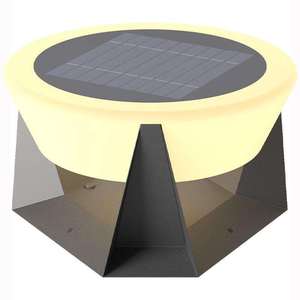 Lampada <span class=keywords><strong>Solare</strong></span> da Giardino per Esterni, Lampione per Cancello Villa, Luce per Pilastro, Illuminazione Impermeabile per Prato e Cortile - Product Image 4