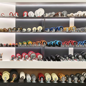 1,5 Zoll 2 Zoll 3 Zoll Black <span class=keywords><strong>Wheels</strong></span> Schwenkbares Lenkrad mit Bremse - Product Image 6