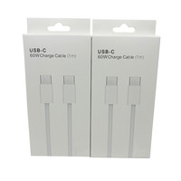 Câble de charge rapide USB-C tressé en nylon 60W pour téléphones mobiles, câbles de chargeur Type C pour iPhone 15 16 17 Pro Max