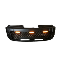 Grille en maille ABS noir mat avec éclairage LED, protection de pare-chocs avant pour D-MAX 2012-2015, accessoires extérieurs