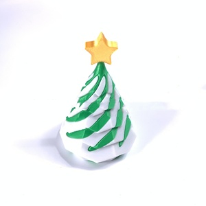 Hot bán 3D in cây giáng sinh trang trí không thể Cone xoắn ốc Cone thần tài đồ chơi cho văn phòng nhà bàn trang trí Giáng sinh - Product Image 5