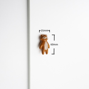 Poignée en céramique de dessin animé coloré avec vis mignon Animal Panda Koala ours Lion tirer bouton décor armoire tiroir - Product Image 5