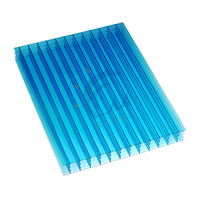 Panneau de véranda, serre, plastique transparent, feuille de polycarbonate à double paroi creuse