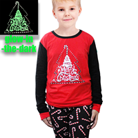 Vêtements de nuit à imprimé de Noël, doux et respirants, tenue à manches longues pour la famille, ensemble de Noël assorti pour la famille, pyjamas rayés