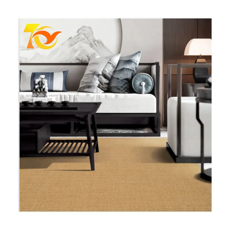 Tapis personnalisé en sisal pour chambre à coucher salon et animal de compagnie Tapis nature salon de thé 100% tapis en sisal naturel
