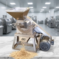 Moulin à grains de type griffe en acier inoxydable 304 grande capacité, moulin à farine de maïs et de riz, broyeur de poudres d'épices et de produits chimiques