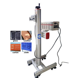 Machine de marquage laser portable à refroidissement par air CO2 de haute qualité, nouvelle et rapide, pour le marquage du plastique et du métal avec prise en charge BMP - Product Image 1