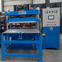 Machine de fabrication de carreaux en caoutchouc 500x500 avec moule, tapis de sol en caoutchouc, machine de presse vulcanisée