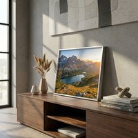 Bingkai Foto A1 A2 A3 50*70 60*90 40*60cm Poster Film Dinding Terpasang Kustomisasi Iklan Bingkai Foto Aluminium Alloy