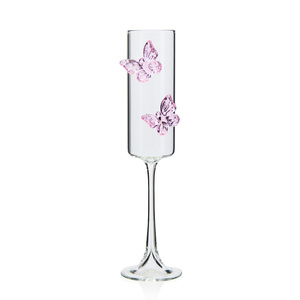 Borosilicato Heat Bonding High-Heel Glass High-Value Wine Cocktail Butterfly para Champagne Glass Drinkware - Product Image 1