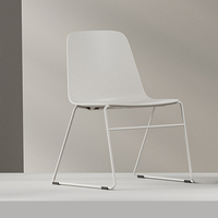 Chaises de bureau en plastique de qualité supérieure, fabriquées en Tunisie, conformes à la norme RoHS, prix d'usine, promotion, pour les salles de réunion, les conférences, les cantines