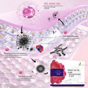 Jiayi Zilverion Antibacteriële Vrouwelijke Bacteriostatisch Deodoriserend Kruid Extract Vaginale Gel Met <span class=keywords><strong>Vagina</strong></span> Schoon 5gx5 - Product Image 4